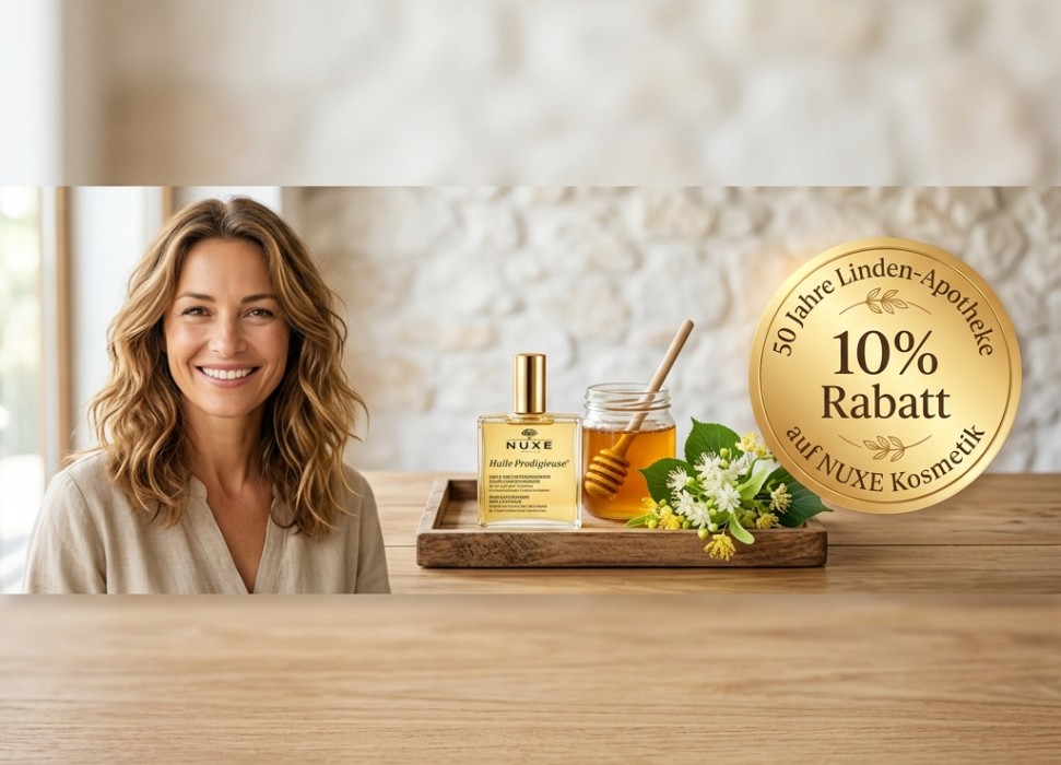 Rabattaktion 10 % auf Nuxe Kosmetikartikel