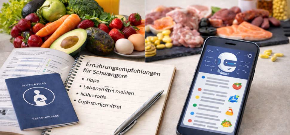 Symboldarstellung für Ernährungspläne von Chatbots